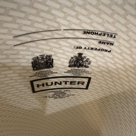 Hunter Original Tall Boots Size US 9M-10F - Picture 5 of 9